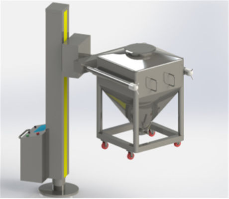 500kg/equipo de elevación industrial del levantador de la tolva del poste del lote